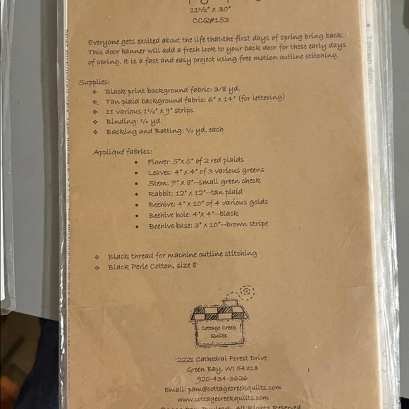 Simply Spring Quilt Pattern - Picture 2 of 2